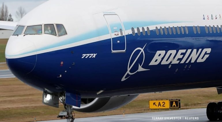 Boeing scores no January orders for first time since 1962