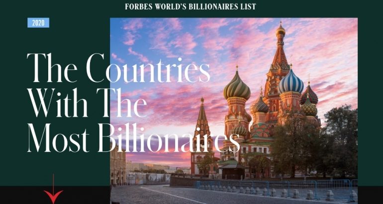 The countries with the most billionaires