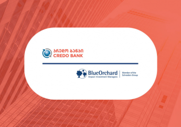 Credo Bank Attracted GEL 63 Million Loan Facility from BlueOrchard Microfinance Fund