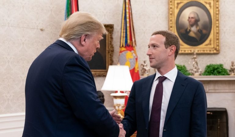 Trump and Zuckerberg spoke on the phone Friday