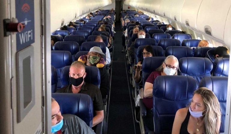 COVID-19: Virus Risk Extremely Low On Airplanes If Passengers Follow Mask Rule, Study Shows