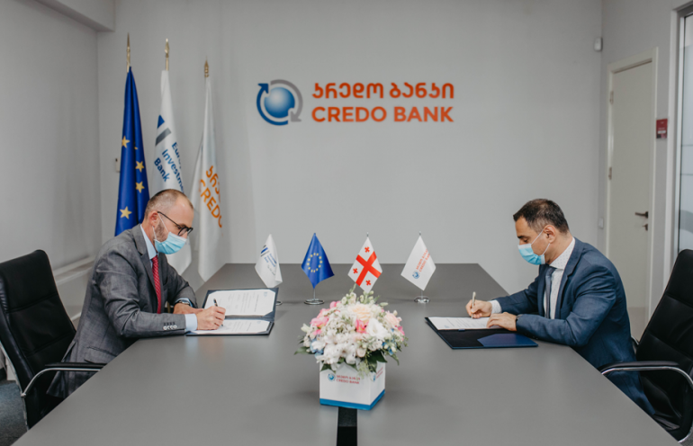 Credo Bank and The European Investment Bank Signed GEL 36 Million Finance Agreement to Support MSMEs in Georgia