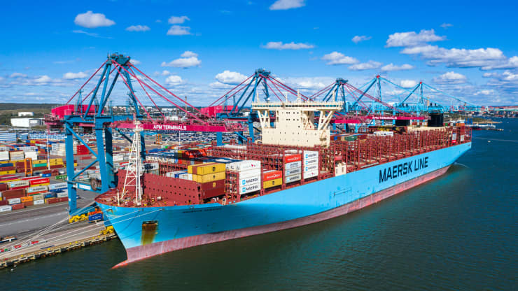 Maersk-ი 2023 წლისთვის ნახშირბადისგან თავისუფალ  ხომალდებზე გადასვლას გეგმავს