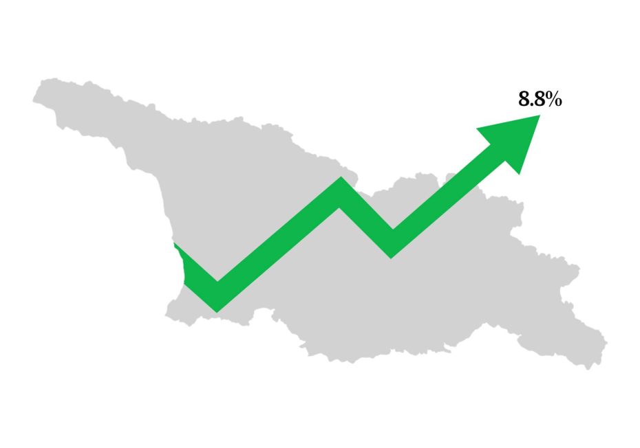 სექტემბერში საქართველოს ეკონომიკა 8.8%-ით გაიზარდა