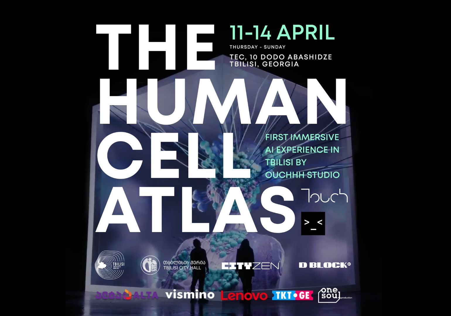 THE HUMAN CELL ATLAS - OUCHHH Studio’s World Famous Immersive Installation is Coming to Tbilisi